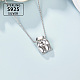 S925 argent sterling 3d collier de corps humain bijoux de déclaration de mode&nbsp;TN0359-2-1
