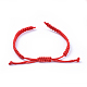 Création de bracelets de corde en nylon tressée X-AJEW-M001-11-3