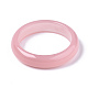 透明樹脂指輪  天然石風  鮭色  usサイズ8 3/4(18.7mm) RJEW-T013-004-F01-3