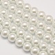 Eco-Friendly Dyed Glass Pearl Round Beads Strands HY-A002-12mm-RB001-1