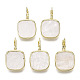 (Jewelry Parties Factory Sale)Acrylic Leverback Earrings PALLOY-S125-105A-NR-1