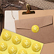34 foglio di adesivi autoadesivi in lamina d'oro in rilievo DIY-WH0509-052-6