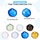 NBEADS 14 Pcs 7 Colors Mini Empty Clear Glass Globe，15~16mm Polygon Wish Glass Ball Bottle Vial Beads Glass Globe Fillable Bauble Ornaments for DIY Pendant Charms Earring Jewelry Craft Making GLAA-NB0001-45-2
