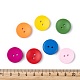 Botón de costura básica pintado en forma redonda NNA0Z2V-3