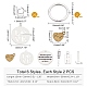 Kit de fabrication de porte-clés bricolage pandahall elite DIY-PH0005-65-4