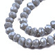 Chapelets de perles en verre électroplaqué EGLA-A034-P4mm-A16-3