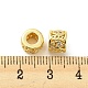 Ottone micro spianare perline europei zirconi KK-H452-18G-3