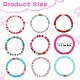 Set di braccialetti elasticizzati love bless per ragazze adolescenti BJEW-SW00006-2