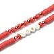 Cinturini mobili fatti a mano con perline in argilla polimerica HJEW-JM00547-3