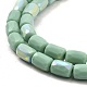 Brins de perles de verre imitation jade givré GLAA-P058-07B-10-3