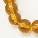 4mm verge d'or ronde verre cristal perles brins entretoise perles pour bricolage artisanat X-GR4mm13Y-1