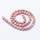 Chapelets de perles en rhodochrosite naturelle G-J369-03-6mm-A-3