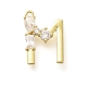 Латунные микро проложить кубического циркония подвески KK-M310-01G-13-1