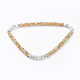 Electroplate Glass Beads  Stretch Bracelets BJEW-JB04404-2
