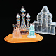 OLYCRAFT 3PCS 3D Christmas House Silicone Mold DIY-OC0001-22-3