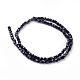 Electroplate Glass Beads Strands EGLA-F001-F18-2