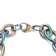304 Stainless Steel Figaro Chain Bracelets BJEW-E271-05M-3
