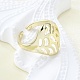 Латунные манжеты для женщин RJEW-G347-14G-3