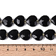 Natürlichen Obsidian Perlen Stränge&nbsp;G-P592-B06-01-5