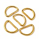 鉄のdリング  バックル留め金  ウェビング用  ストラップバッグ  服飾材料  ゴールドカラー  インナー：15x25.4mm IFIN-Q130-02G-3
