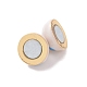 Brass Magnetic Clasps ZIRC-F136-10G-09-3