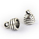 Tibetan Style Alloy Cord Ends TIBEP-S300-09AS-RS-1