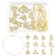 Bausatz für Halsketten mit 12 Konstellationen zum Selbermachen DIY-YW0006-51-1