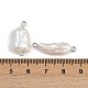 Подвески-коннекторы из натурального пресноводного жемчуга Кеши STAS-D378-09P-3