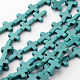 Chapelets de perles en turquoise synthétique X-TURQ-G112-12x16mm-01-1