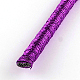 中に鉄線が入ったメタリックコード  暗紫色  9~10mm  25ヤード/バンドルに関する MCOR-R006-10-2