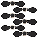 6Pcs Imitation Leather Sew on Toggle Buckles FIND-FG0002-73P-1