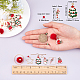 Sunnyclue 237 Stück DIY Weihnachten Themen Ohrring Herstellung Kits DIY-SC0015-05-3