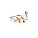 Shegrace fashion 925 anillos de puño de plata esterlina JR50A-2