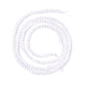 Chapelets de perles en verre transparente   GLAA-C019-01A-33-2