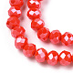 Chapelets de perles en verre électroplaqué EGLA-A034-P1mm-A10-2
