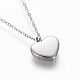 304 Stainless Steel Pendant Necklaces NJEW-O118-24-2