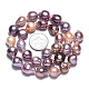 Fili di perle di keshi di perle barocche naturali PEAR-S020-L17-6
