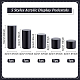 BENECREAT 5Pcs Black Acrylic Display Block 1.2/1.6/2.4/3.2/4 Inch Round Cylinder Solid Display Pedestal Stand for Jewelry Gem Display Pop Figures Cosmetic Showing ODIS-FG0001-63-2