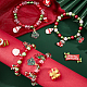 Набор для изготовления рождественских браслетов «сделай сам» DIY-SC0019-51-5