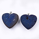 Electroplate Natural Druzy Agate Pendants G-T112-02B-2