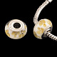 Handmade Rondelle Lampwork European Large Hole Beads LPDL-R006-07-1
