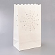 Полый свеча бумажный пакет CARB-WH0007-02-2