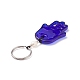 Porte-clés porte-clés bleu mauvais œil au chalumeau fait à la main KEYC-JKC00385-5