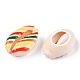 Printed Cowrie Shell Beads SSHEL-ZX006-07A-2