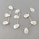 Chapelets de perles en coquillage naturel X-SSHEL-Q296-01-1