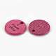 Spray Painted Alloy Charms for Valentine's Day PALLOY-Q433-027C-RS-1