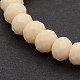 Bracelets de perles de verre rondelle stretch BJEW-F073-11-2