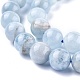 Chapelets de perles en aigue-marine naturelle G-F459-37B-4