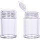 Benecreat 12 paquetes de frascos de botellas de polvo suelto de vidrio pequeño recipientes de brillo con tamiz DIY-BC0002-35-2