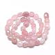 Chapelets de perles en quartz rose naturel G-R445-8x10-13-2